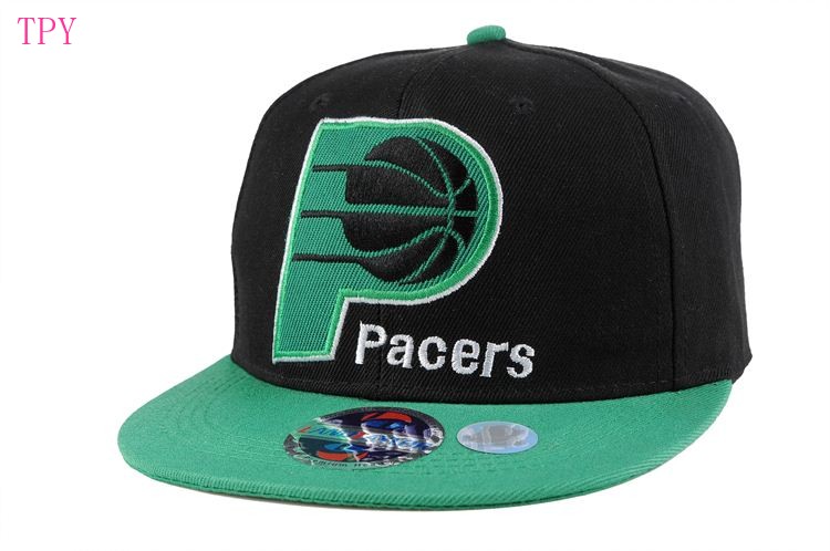 NBA Indiana Pacers Black Green Hats